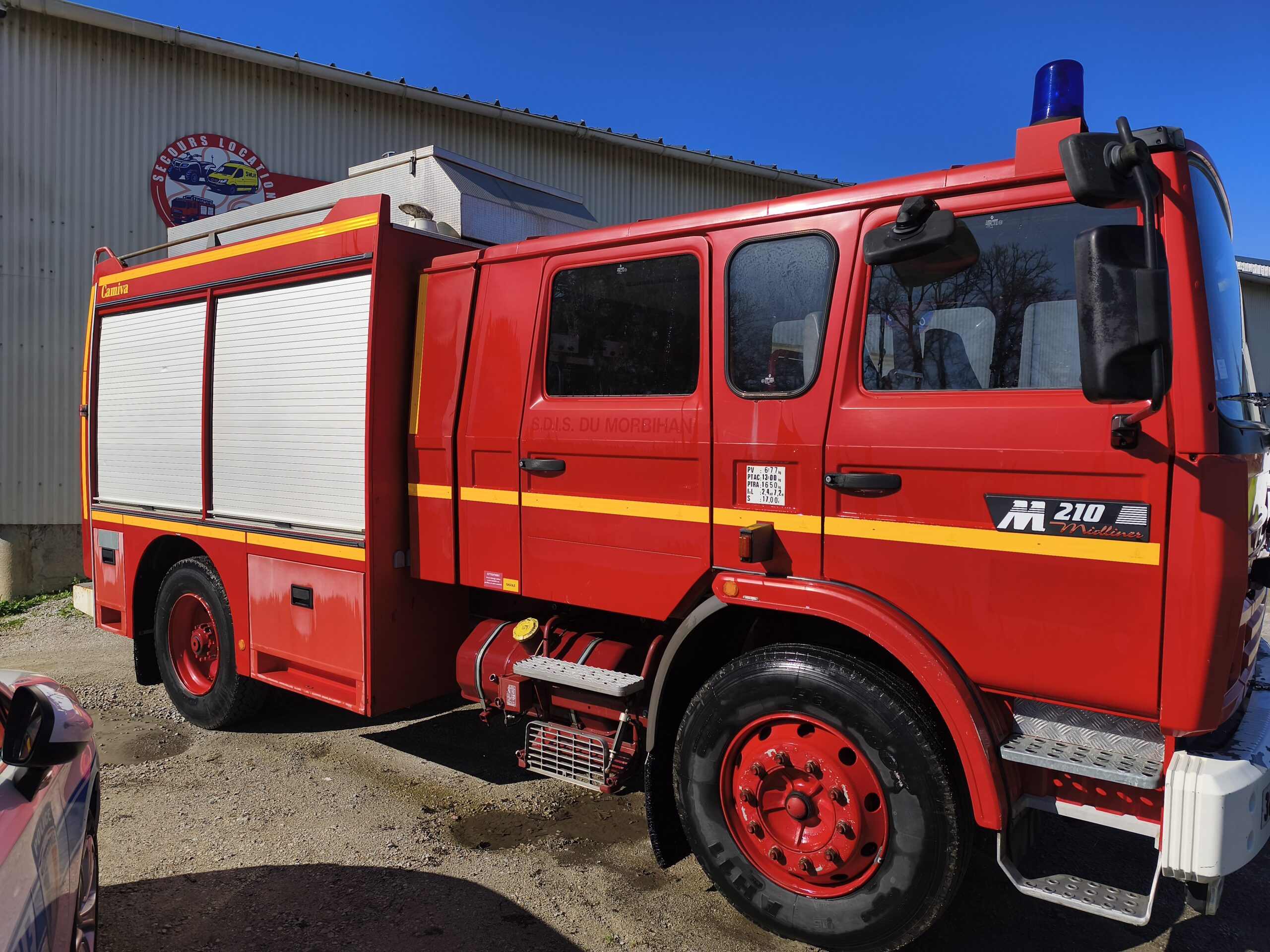 Véhicule pompier - avant